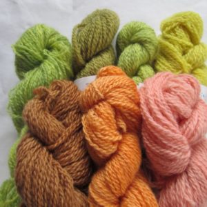 Blue faced Leicester sock weight yarn
