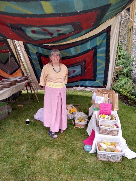 Bronze age dress at Prehistoric Market