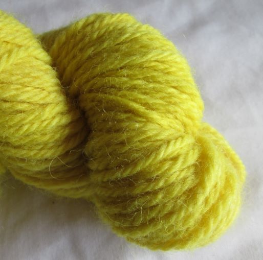 Yellow aran wool hotsell