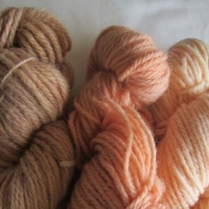 Shetland Aran Madder pink to brown