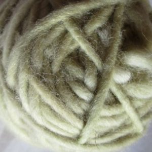 Pale olive Shetland chunky yarn