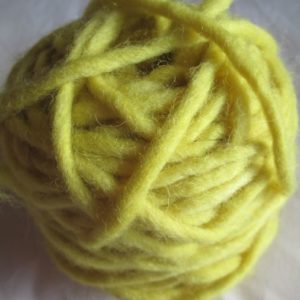 Bright Yellow Chunky Shetland Yarn