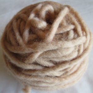 fawn woad shetland chunky yarn