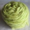 bright greeny yellow shetland chunky yarn